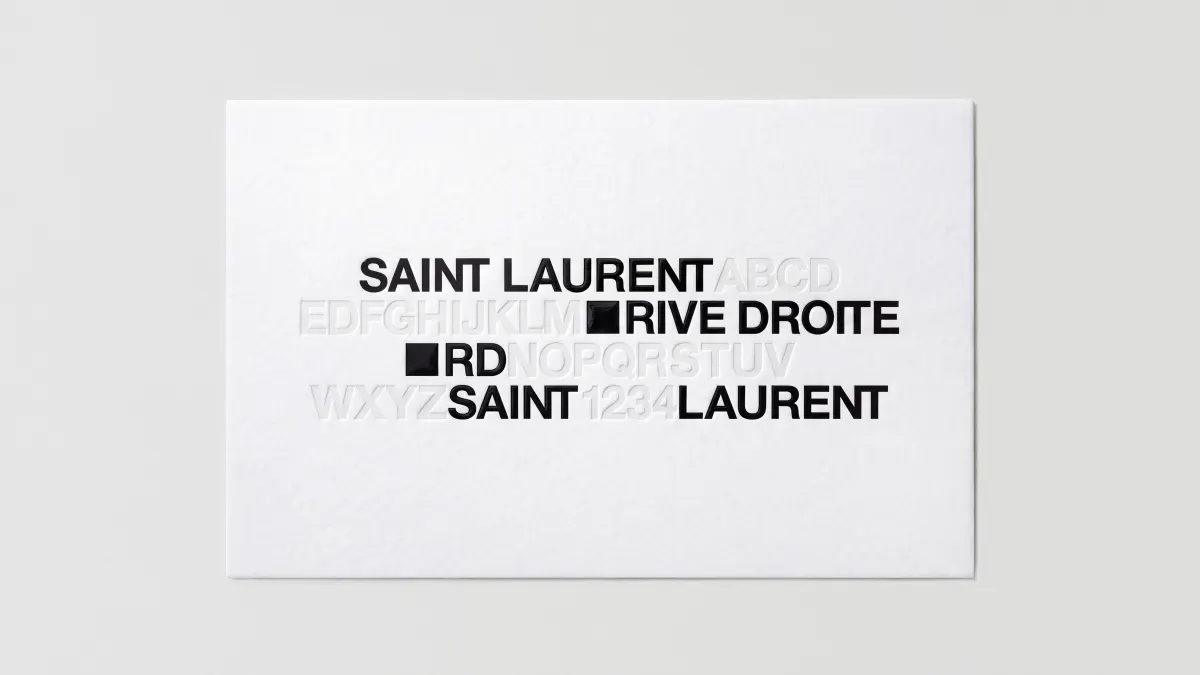 Saint Laurent, Helvetica SL